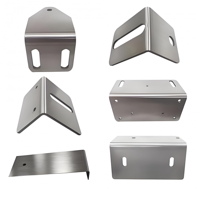 Custom laser-cut, stamped, and bent sheet metal parts