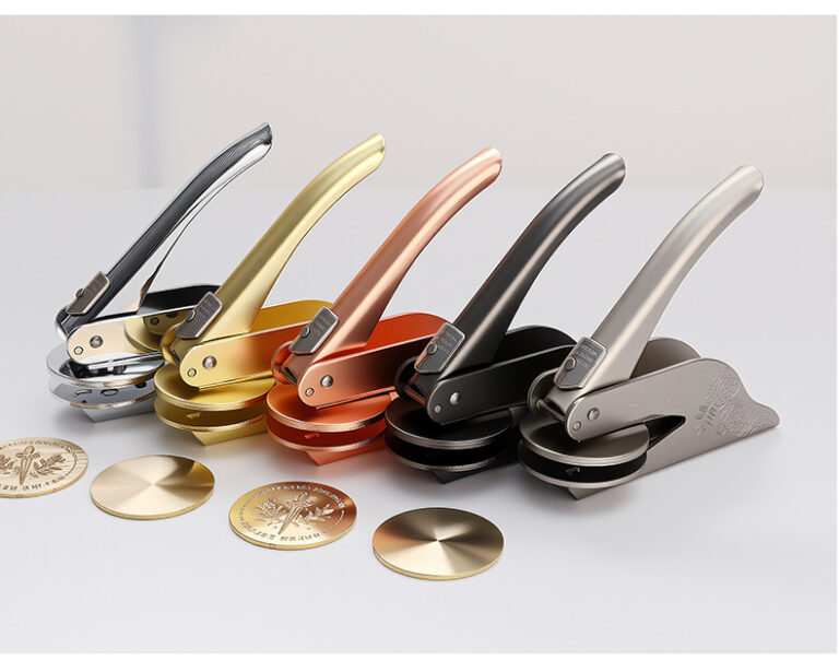 Hand pliers embossed steel stamp