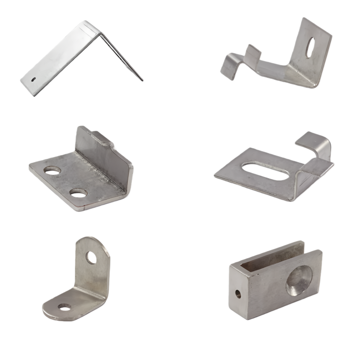 Custom laser-cut, stamped, and bent sheet metal parts