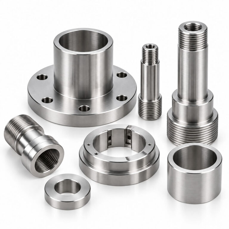 Custom CNC milled and turned metal parts