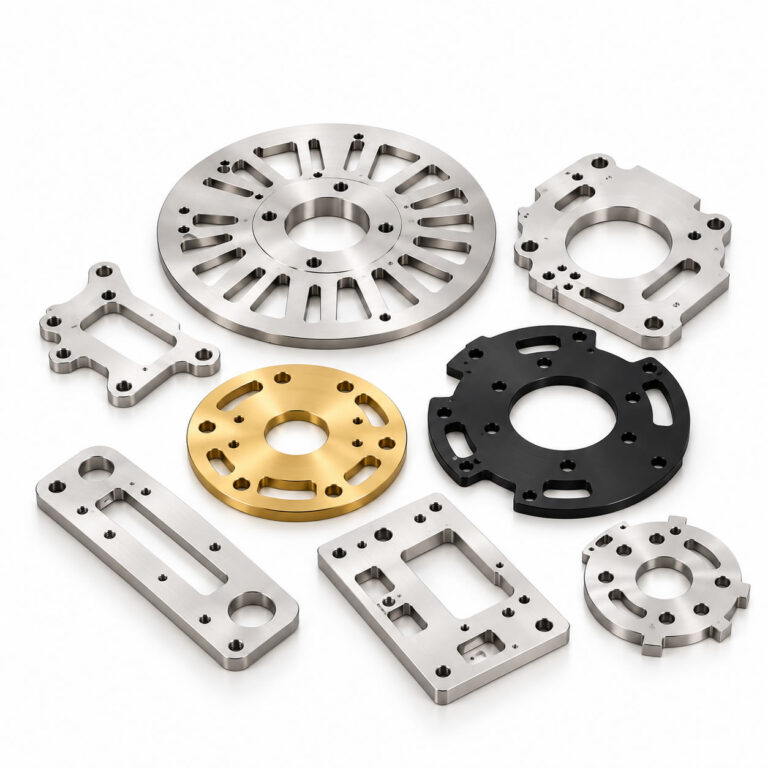 Custom CNC milled and turned metal parts
